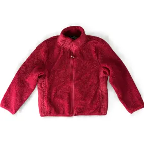 Athletic Jacket By Lauren By Ralph Lauren In Red, Size: Xl