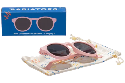 Ballerina Pink Keyhole Kids Sunglasses