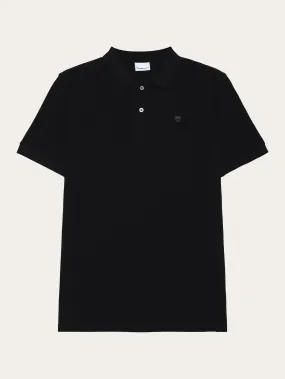 Basic badge polo - Black Jet