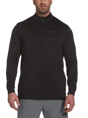 Big & Tall Sun Protection 1/4 Zip Pullover