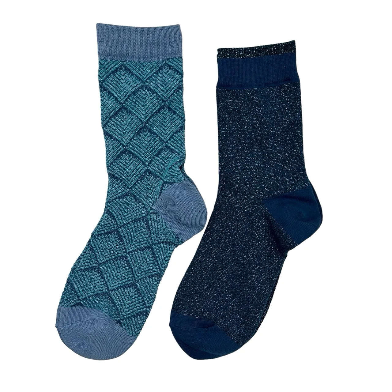 Blue mix duo sock box