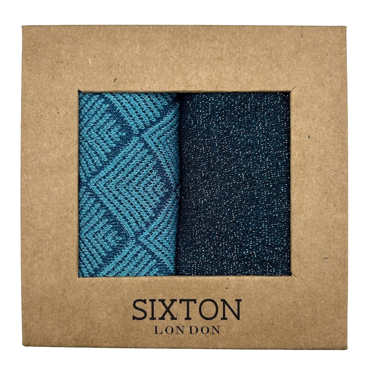 Blue mix duo sock box