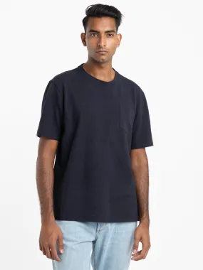 Chairman Navy Piqué Pocket T-Shirt