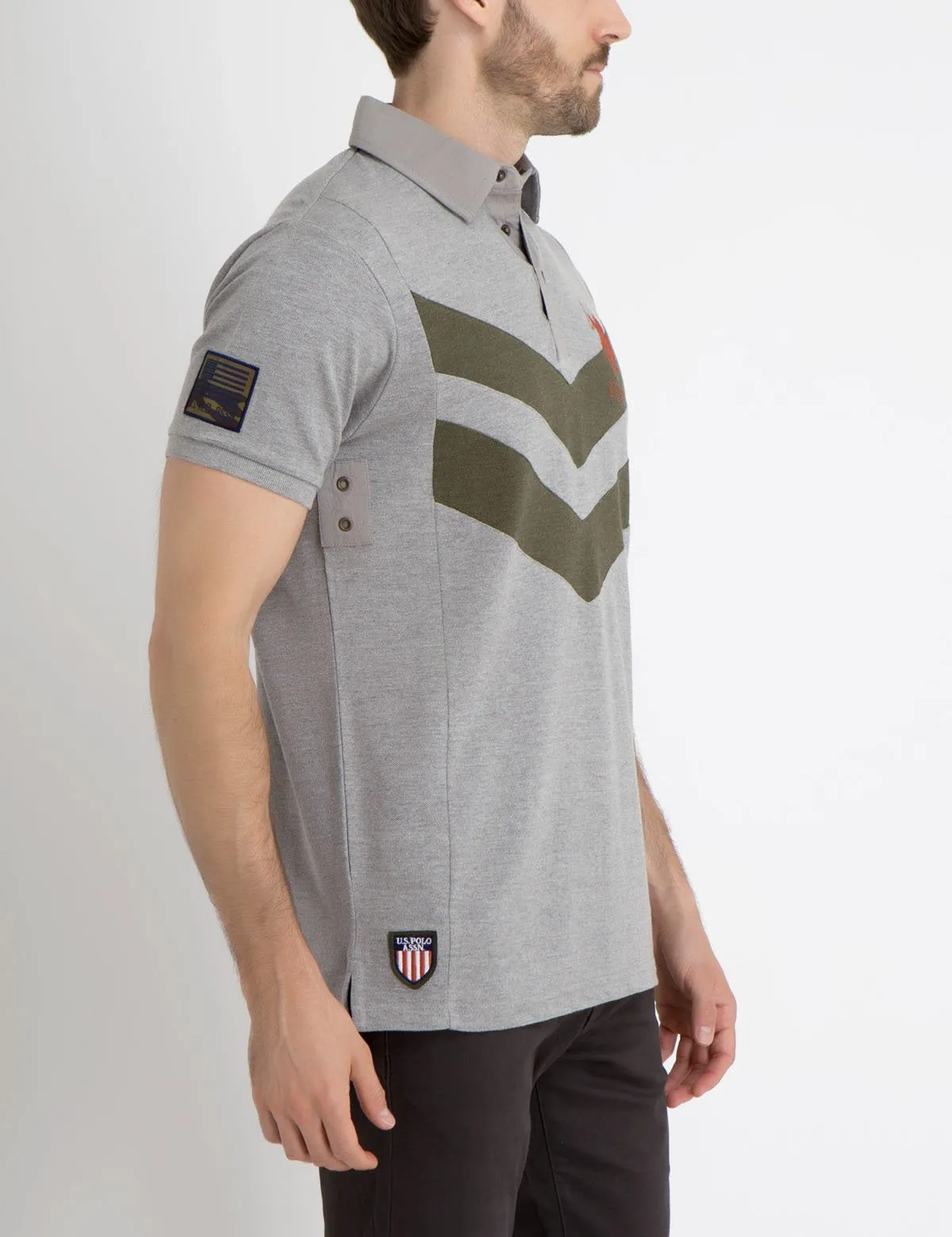 CHEVRON POLO SHIRT