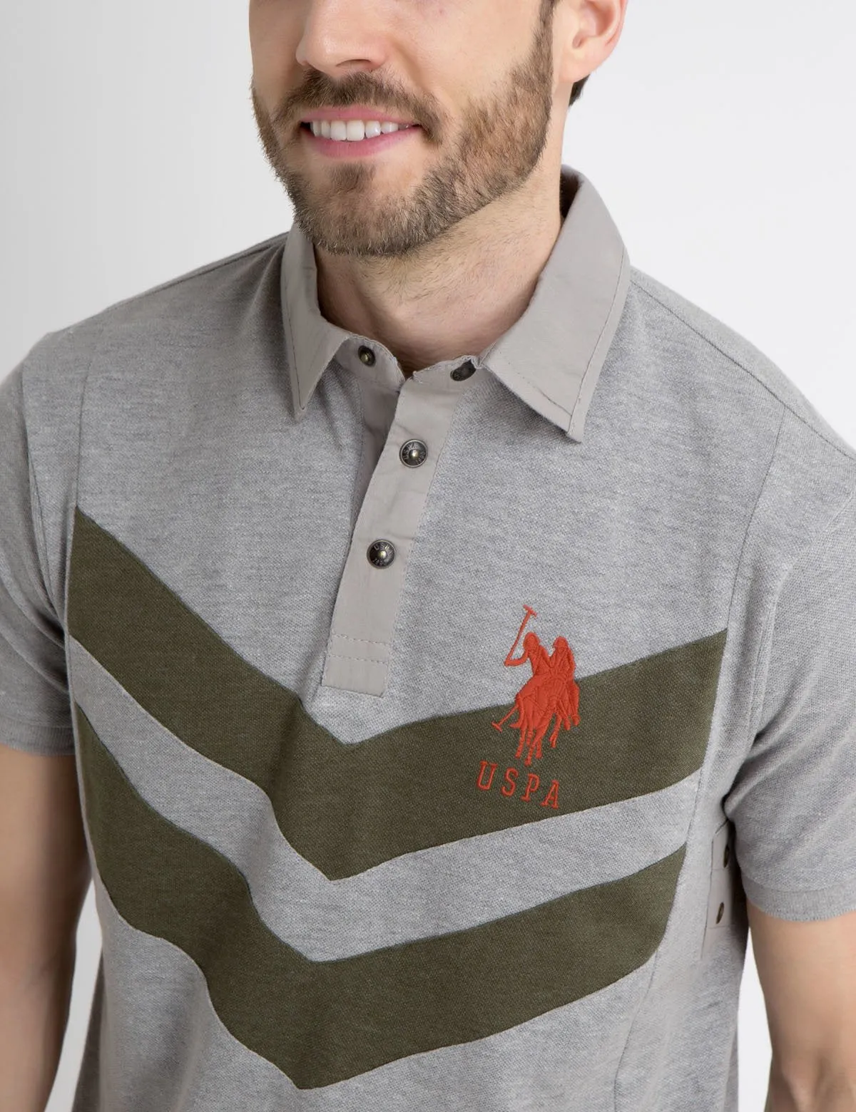 CHEVRON POLO SHIRT