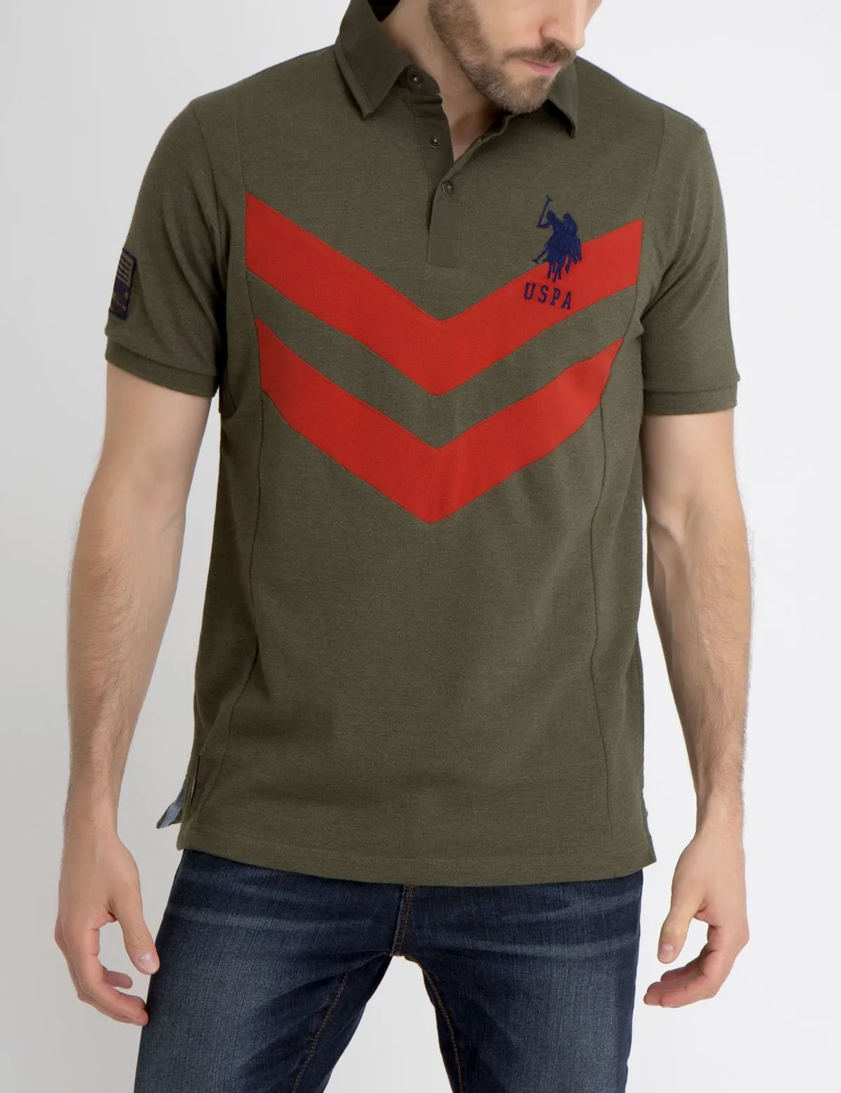 CHEVRON POLO SHIRT