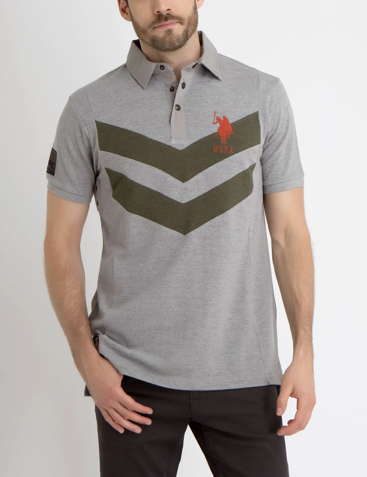 CHEVRON POLO SHIRT