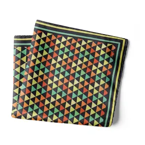 Chokore Multi-coloured Silk Pocket Square from the Plaids line