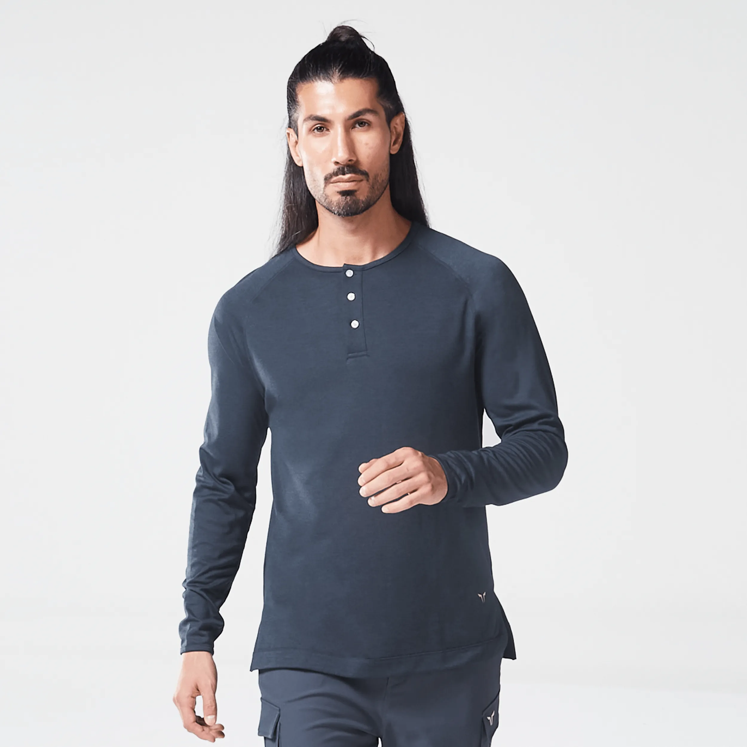 Code Urban Henley Tee - Blue Nights