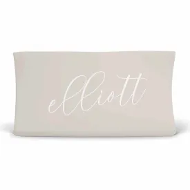 Color Story | Sand Personalized Changing Pad Cover