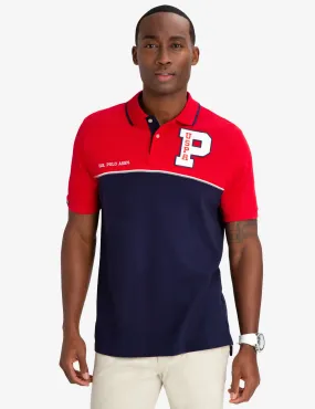 COLORBLOCK USPA PATCH POLO SHIRT