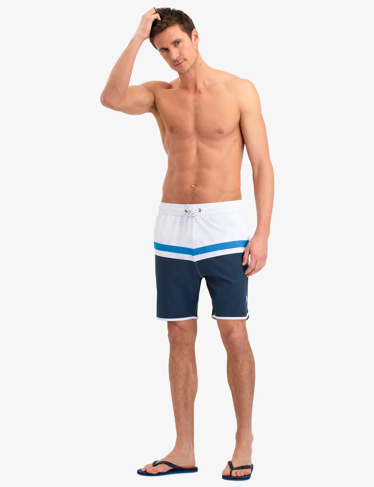 COLORBLOCK V SWIM TRUNKS