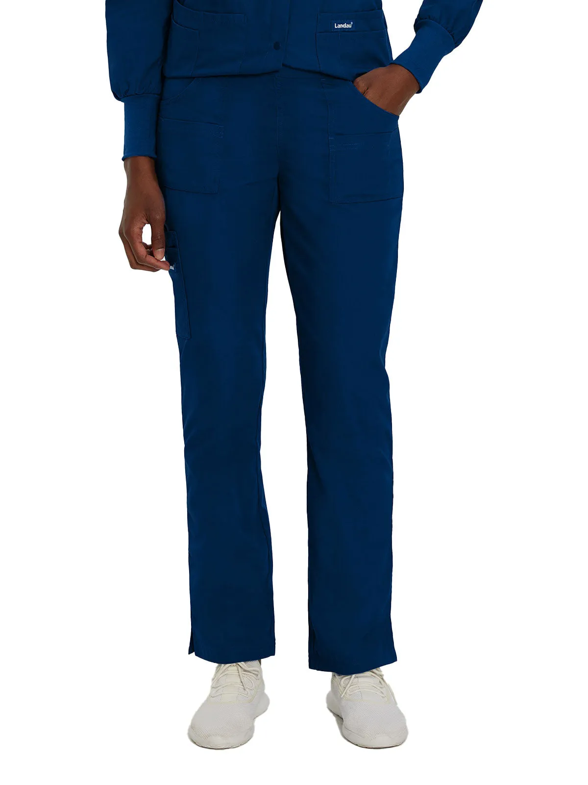 Essentials - Women's Straight-Leg Cargo Scrub Pants