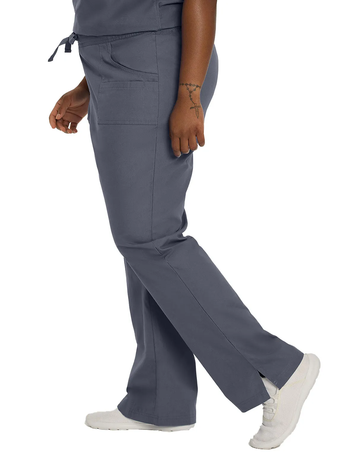 Essentials - Women's Straight-Leg Cargo Scrub Pants