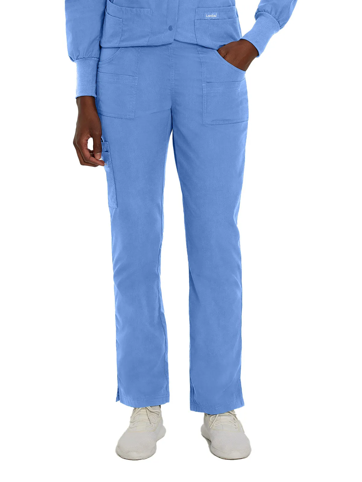 Essentials - Women's Straight-Leg Cargo Scrub Pants