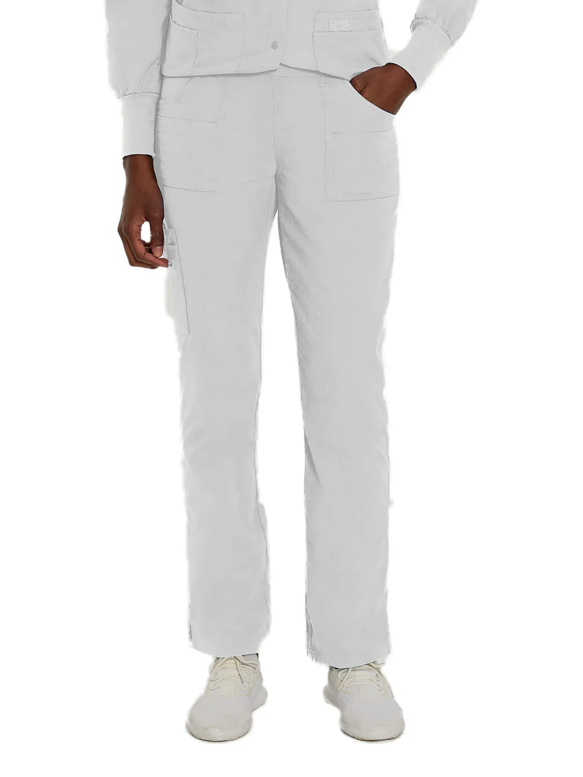 Essentials - Women's Straight-Leg Cargo Scrub Pants