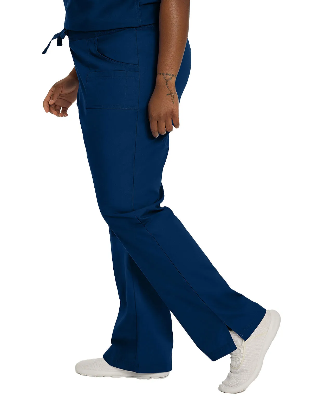 Essentials - Women's Straight-Leg Cargo Scrub Pants