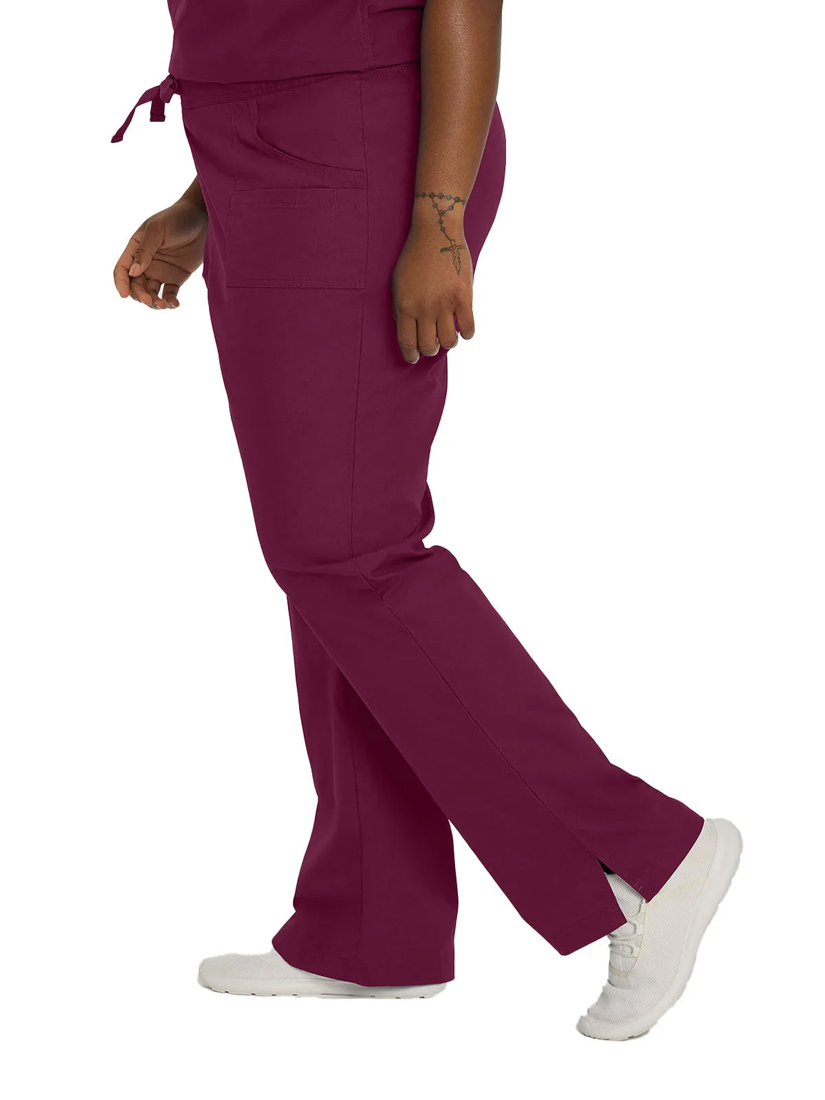 Essentials - Women's Straight-Leg Cargo Scrub Pants