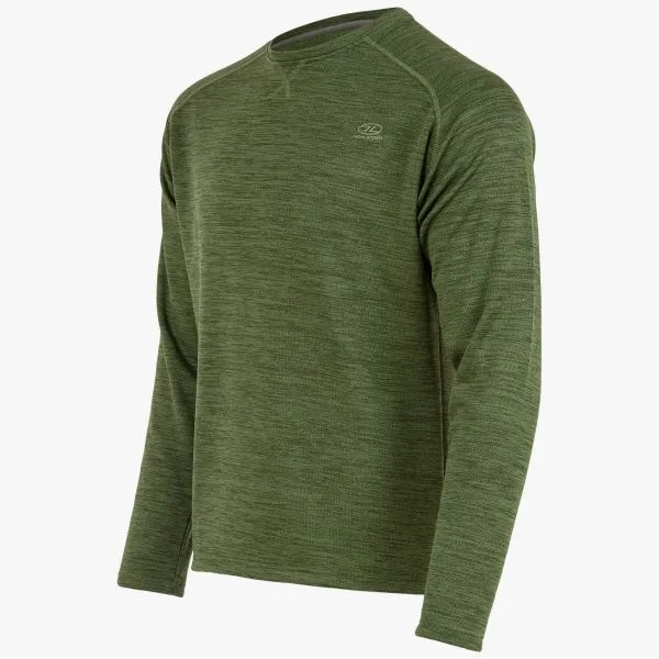 Highlander Crew Neck Sweater Leaf Green