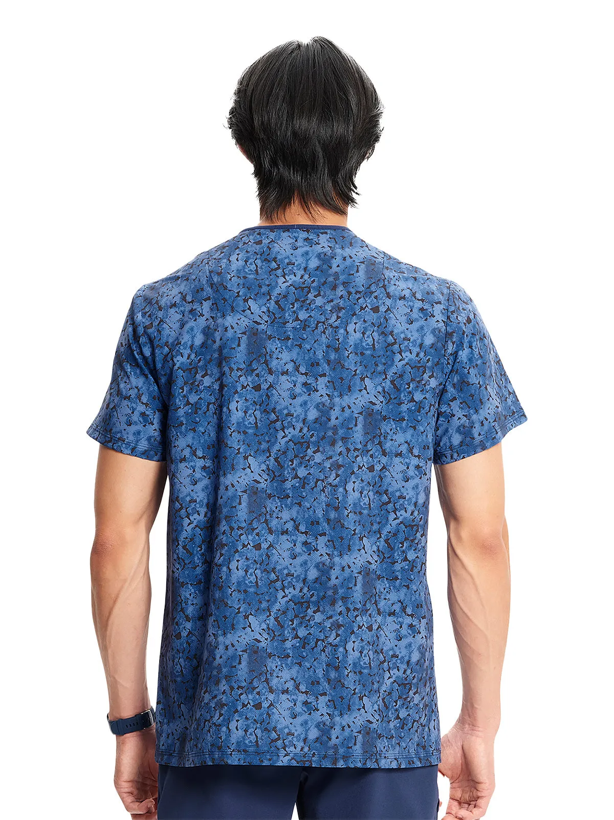 Infinity - Men's V-Neck Tuckable Print Top