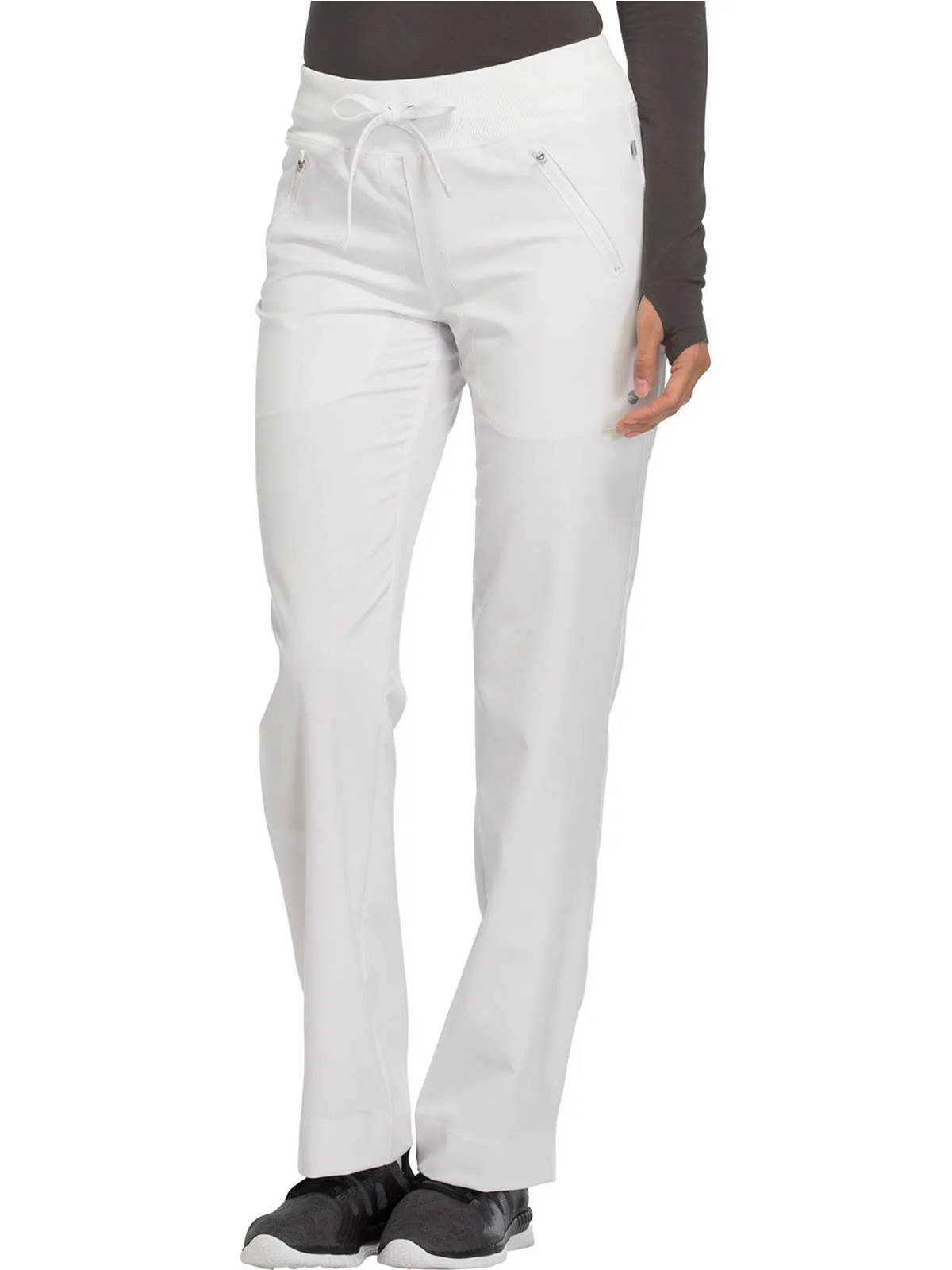 Infinity -  Women Mid Rise Tapered Leg Drawstring Pants