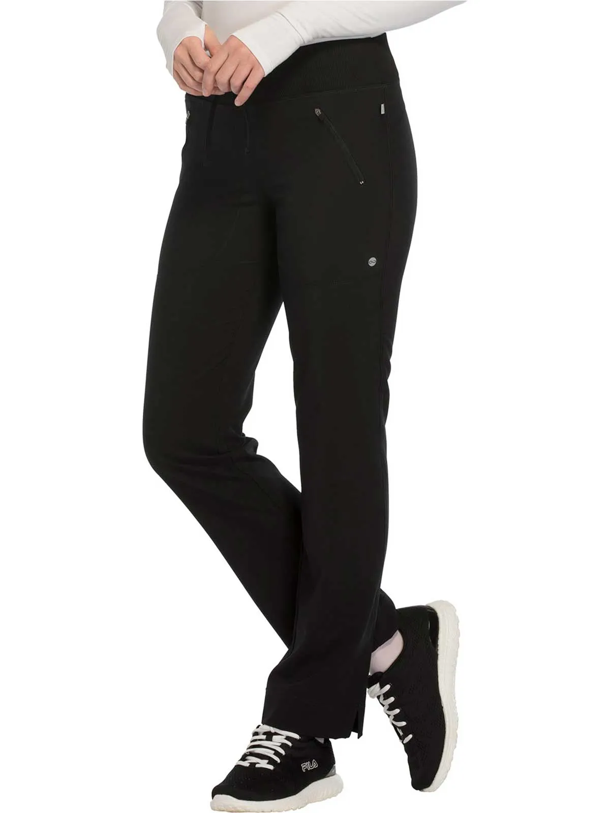 Infinity -  Women Mid Rise Tapered Leg Drawstring Pants