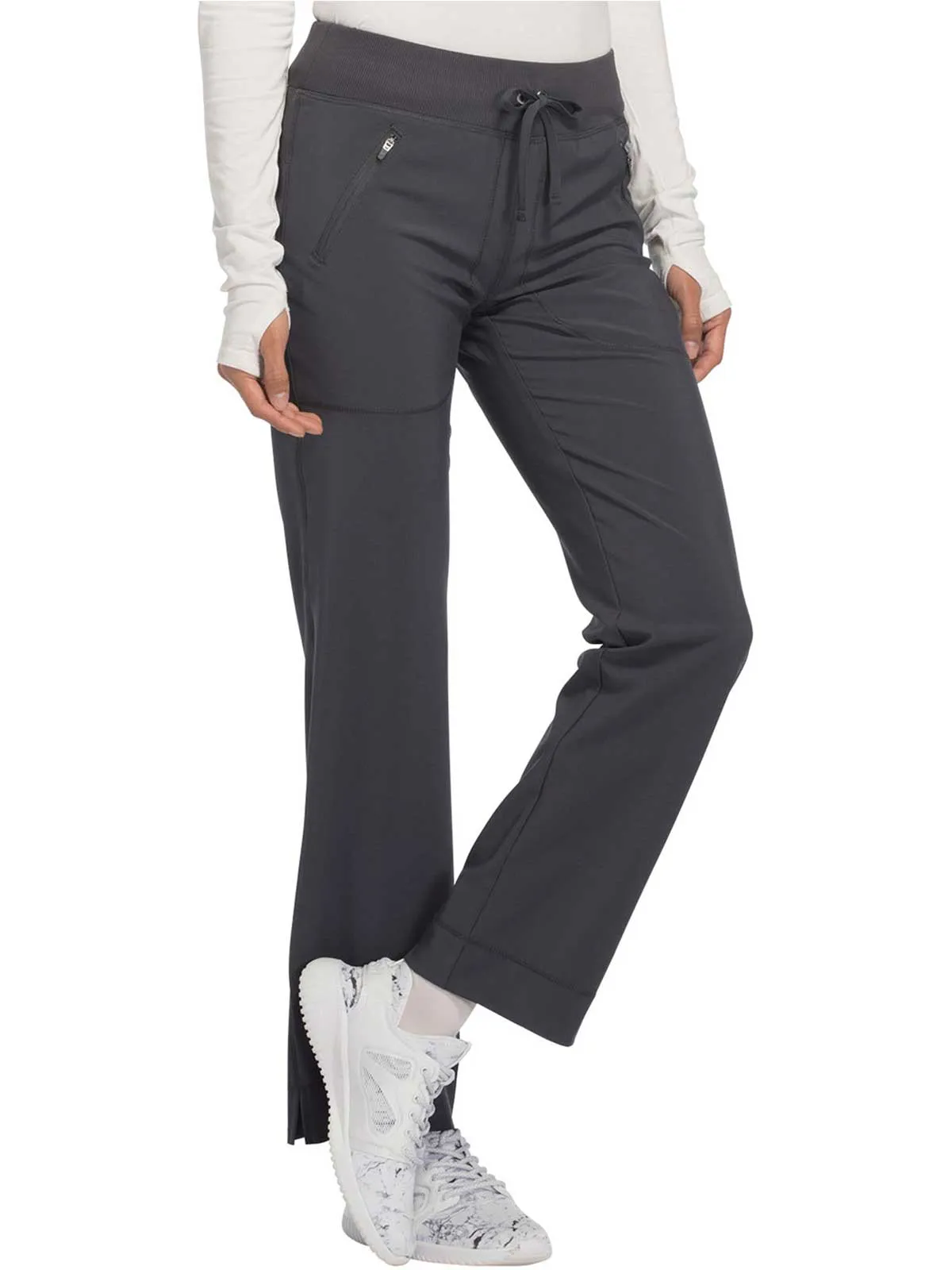 Infinity -  Women Mid Rise Tapered Leg Drawstring Pants