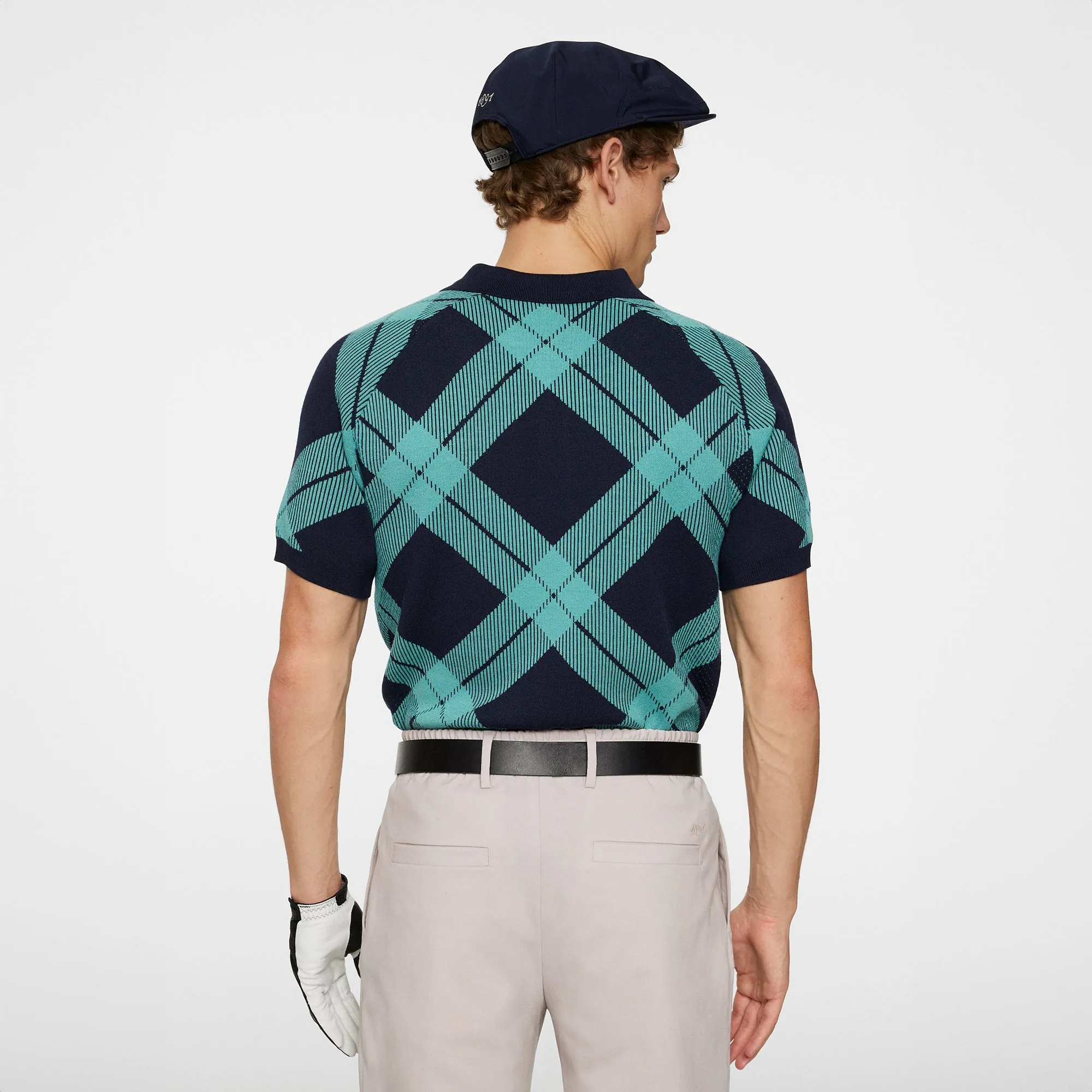 J.Lindeberg Golf x Glenmuir Martin Knitted Polo Shirt