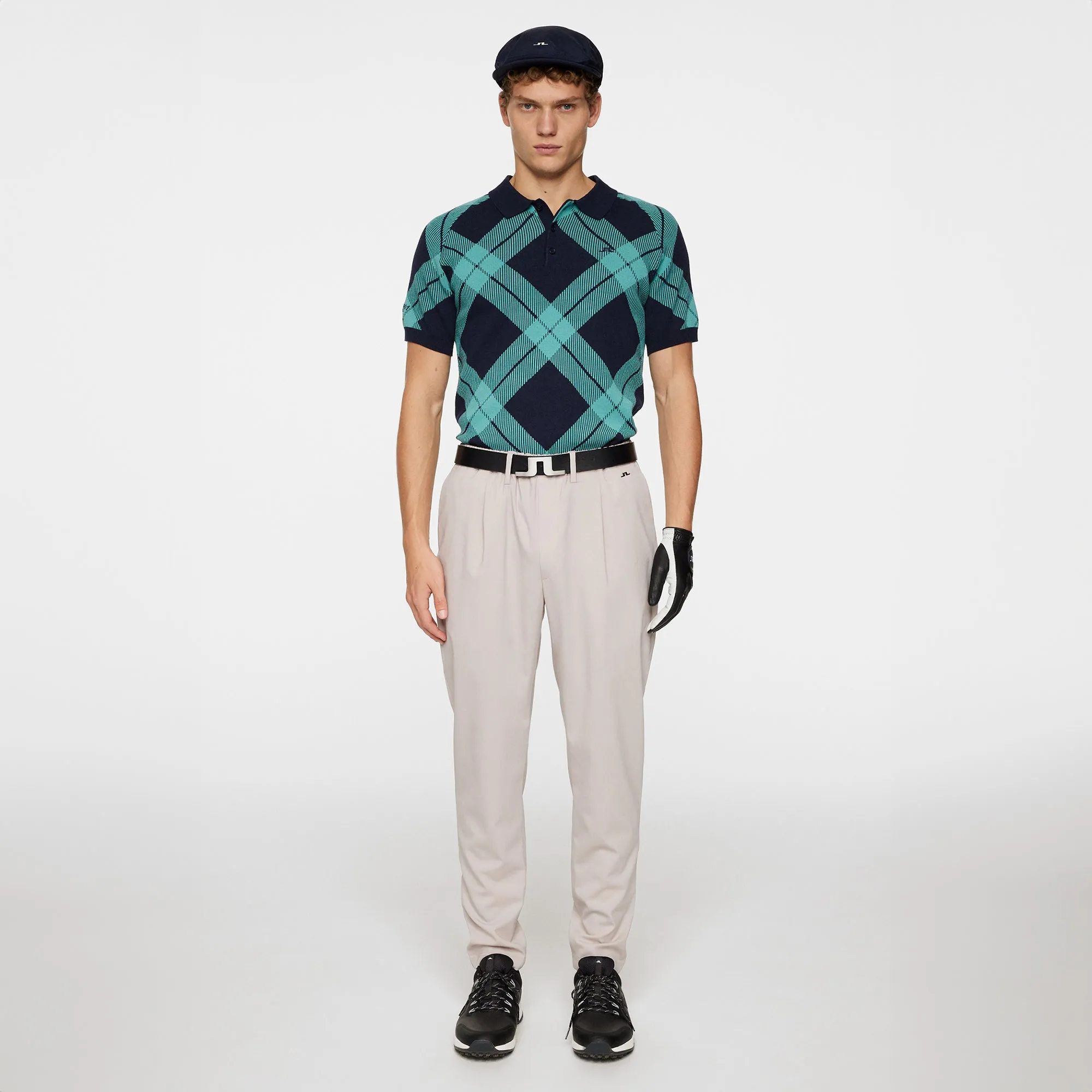 J.Lindeberg Golf x Glenmuir Martin Knitted Polo Shirt