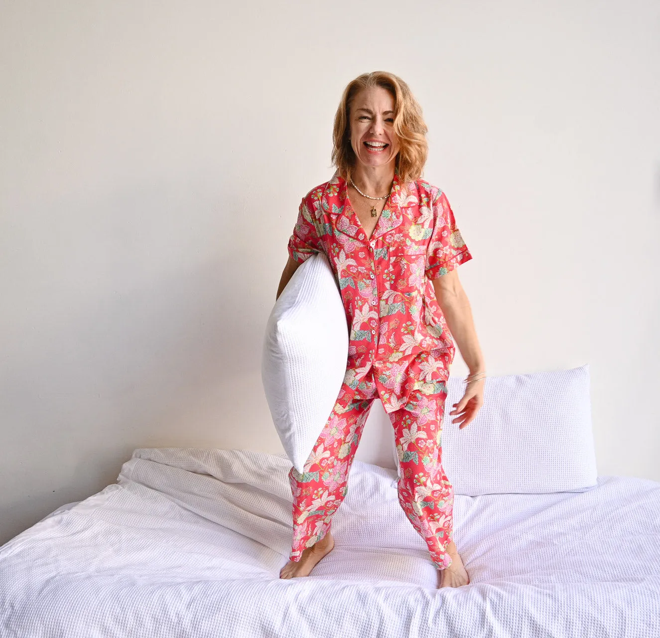 Karma Cotton Pyjama Set by Victoria's Dream - Saki - 32248/9