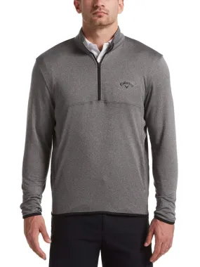 Mens 1/4 Zip Waffle Pullover