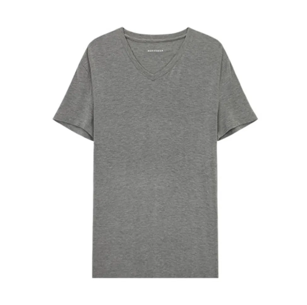 Men's Modal Chitosan Anti-Bacterial V-Neck Tops T-Shirt