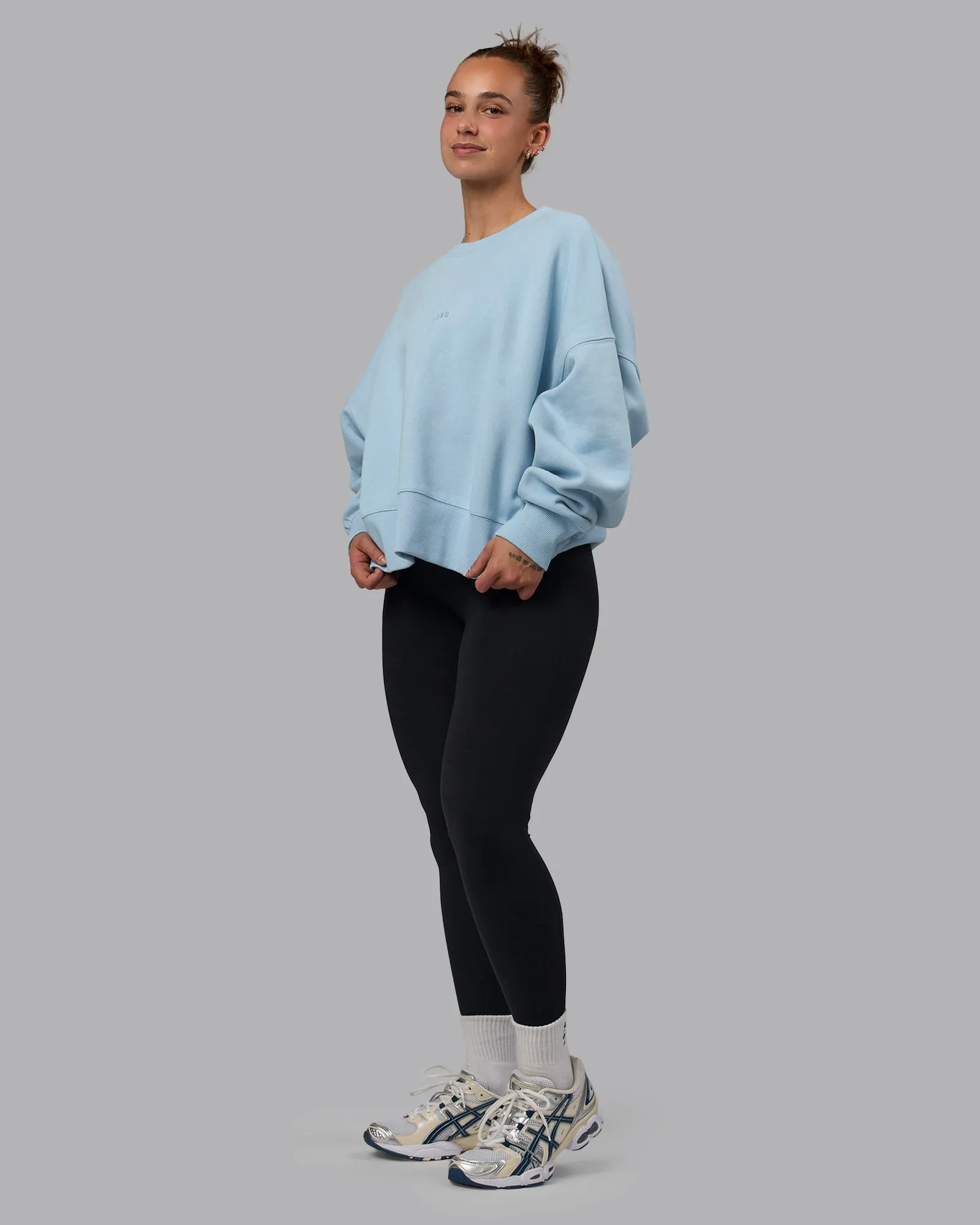 MVP Oversized Sweater - Glacial Blue