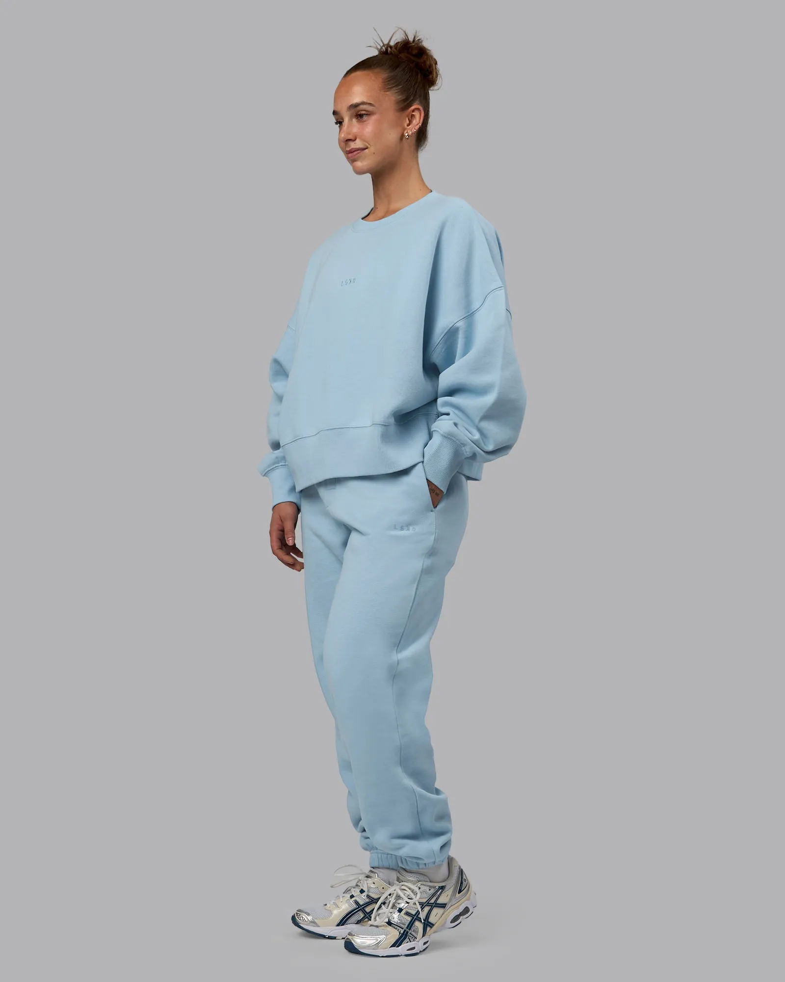 MVP Oversized Sweater - Glacial Blue