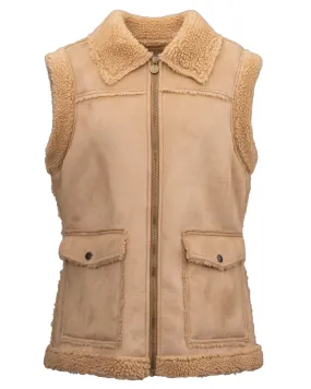 Outback® Women's Kimberly Tan Berber Lined Vest