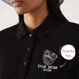 Personalized Best Australian Shepherd Dog Mom Ever Embroidered Polo Shirt