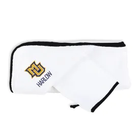 Personalized Marquette Golden Eagles Hooded Towel & Wash Mitt Set