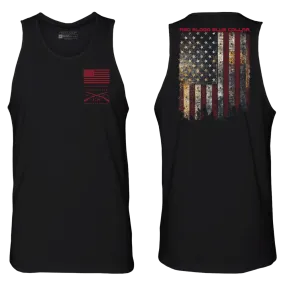 Red Blood Blue Collar® Tank - Black