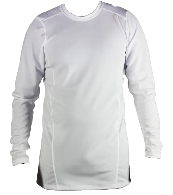 Shirts - White Long Sleeve Shirt