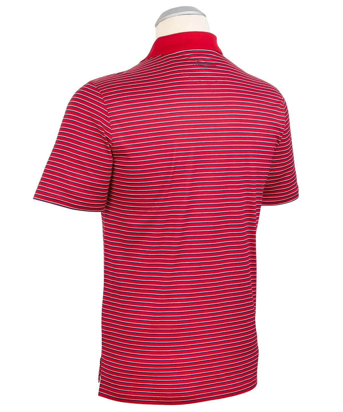 Signature 100% Mercerized Cotton Robson Stripe Polo Shirt