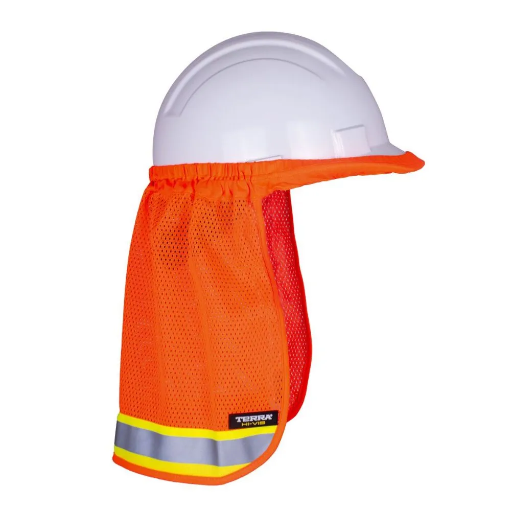 Terra Hi-Vis Sun Shade for Hard Hat 116623OR - Orange