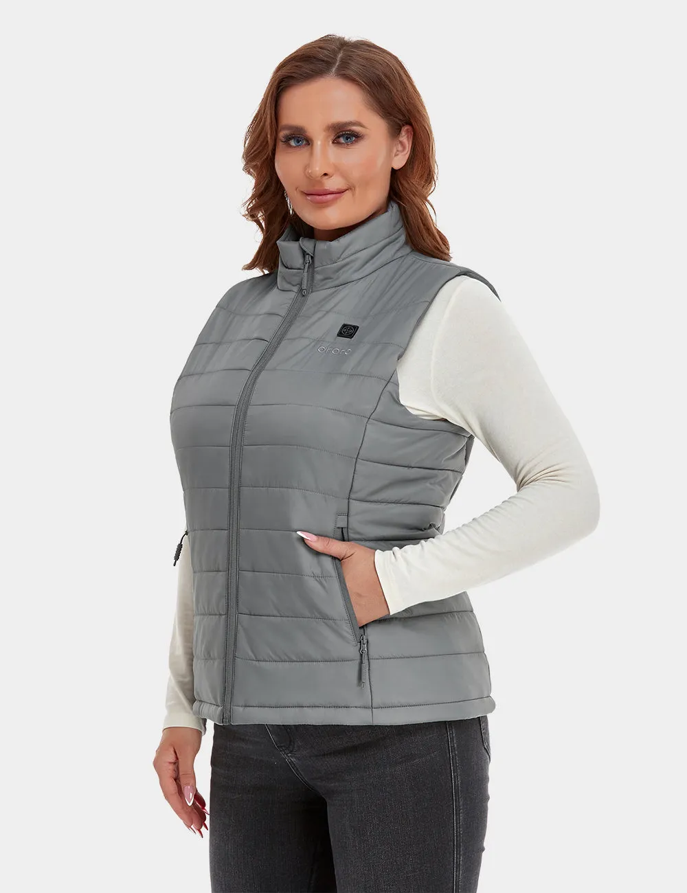 Women's Classic Heated Vest - Gray