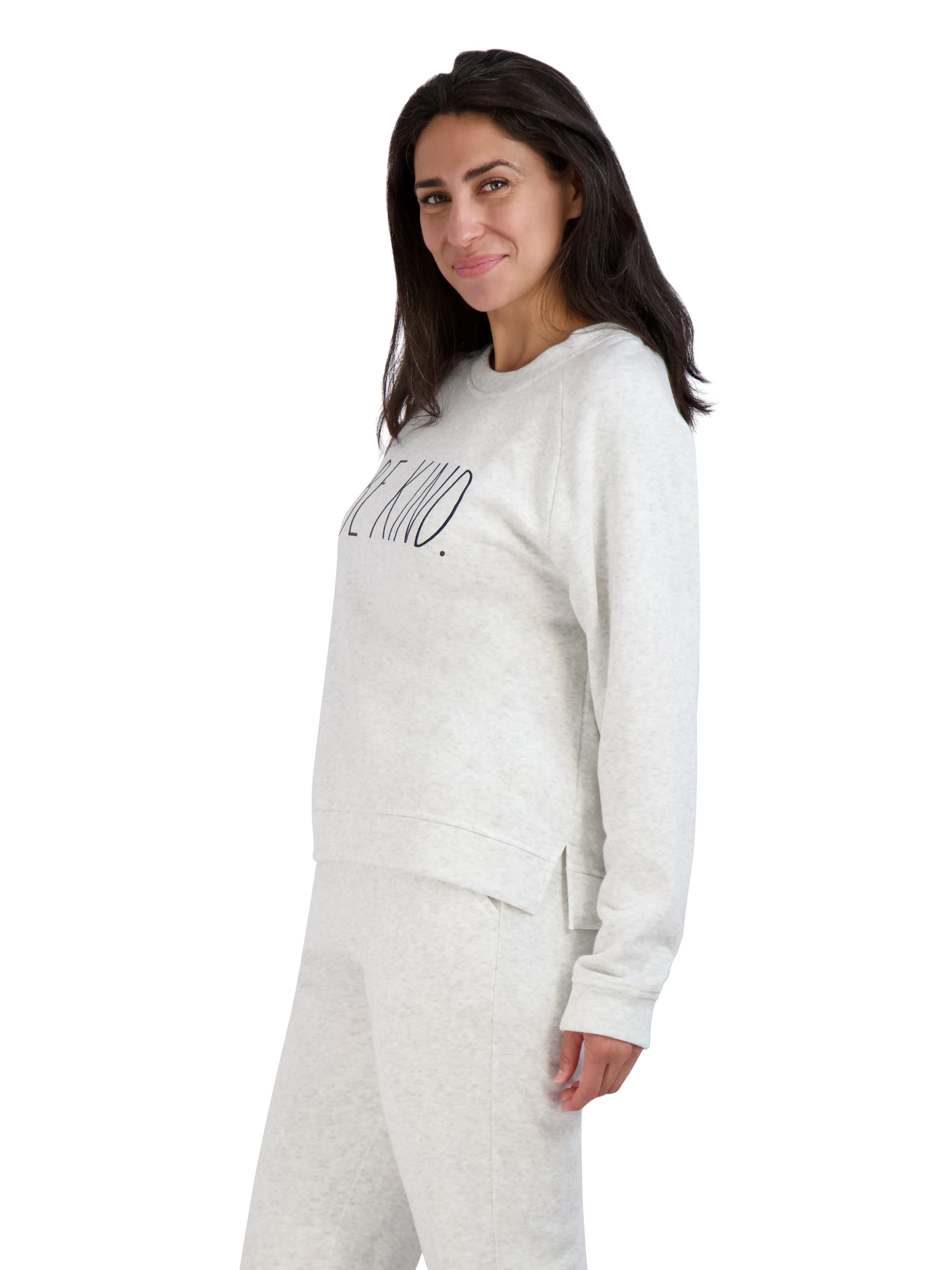 Women's "BE KIND" Sweatshirt and Drawstring Jogger Pajama Set